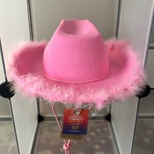 Pink cowboy hat